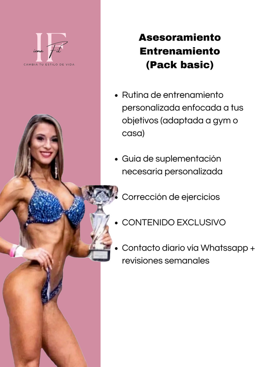 Asesoramiento entrenamiento (pack básico)